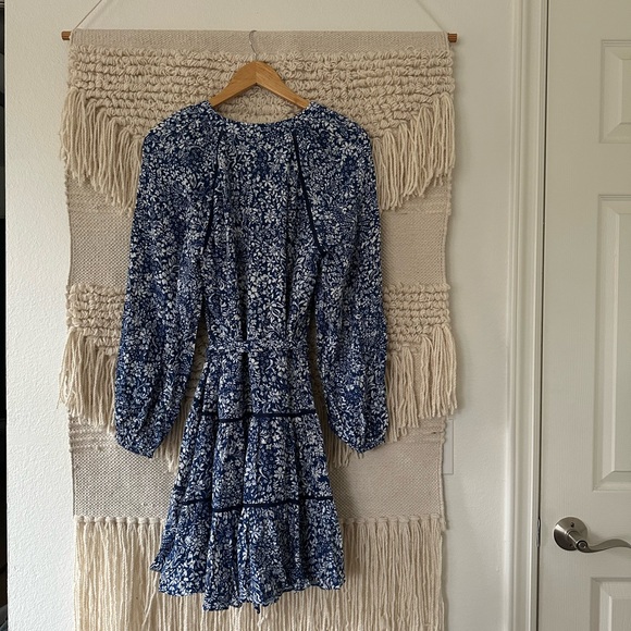 Madewell Tie-Waist Tiered Mini Dress - Picture 10 of 10